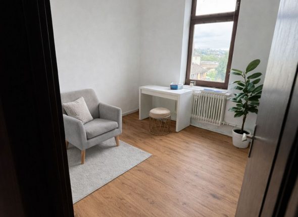 Bild vom Zimmer nach dem Aufräumen